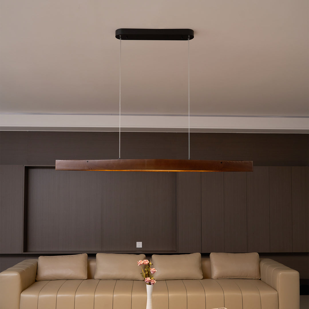 Horizon Linear Wood Pendant Lamp - Vakkerlight