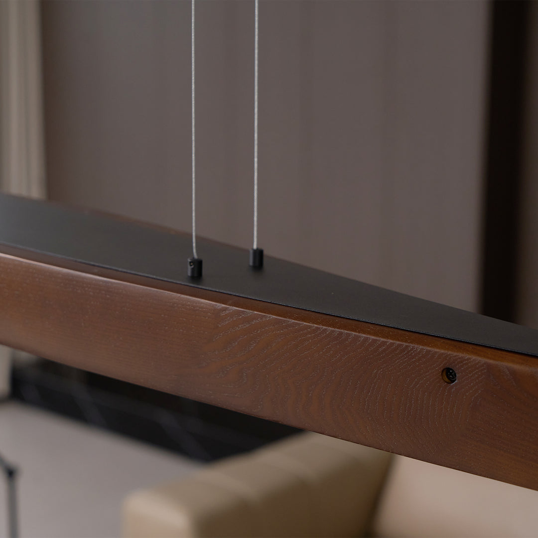 Horizon Linear Wood Pendant Lamp - Vakkerlight