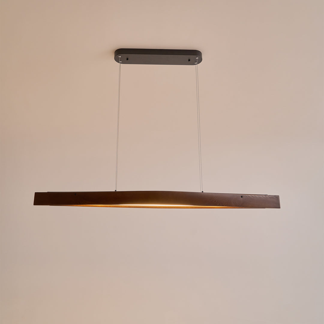 Horizon Linear Wood Pendant Lamp - Vakkerlight