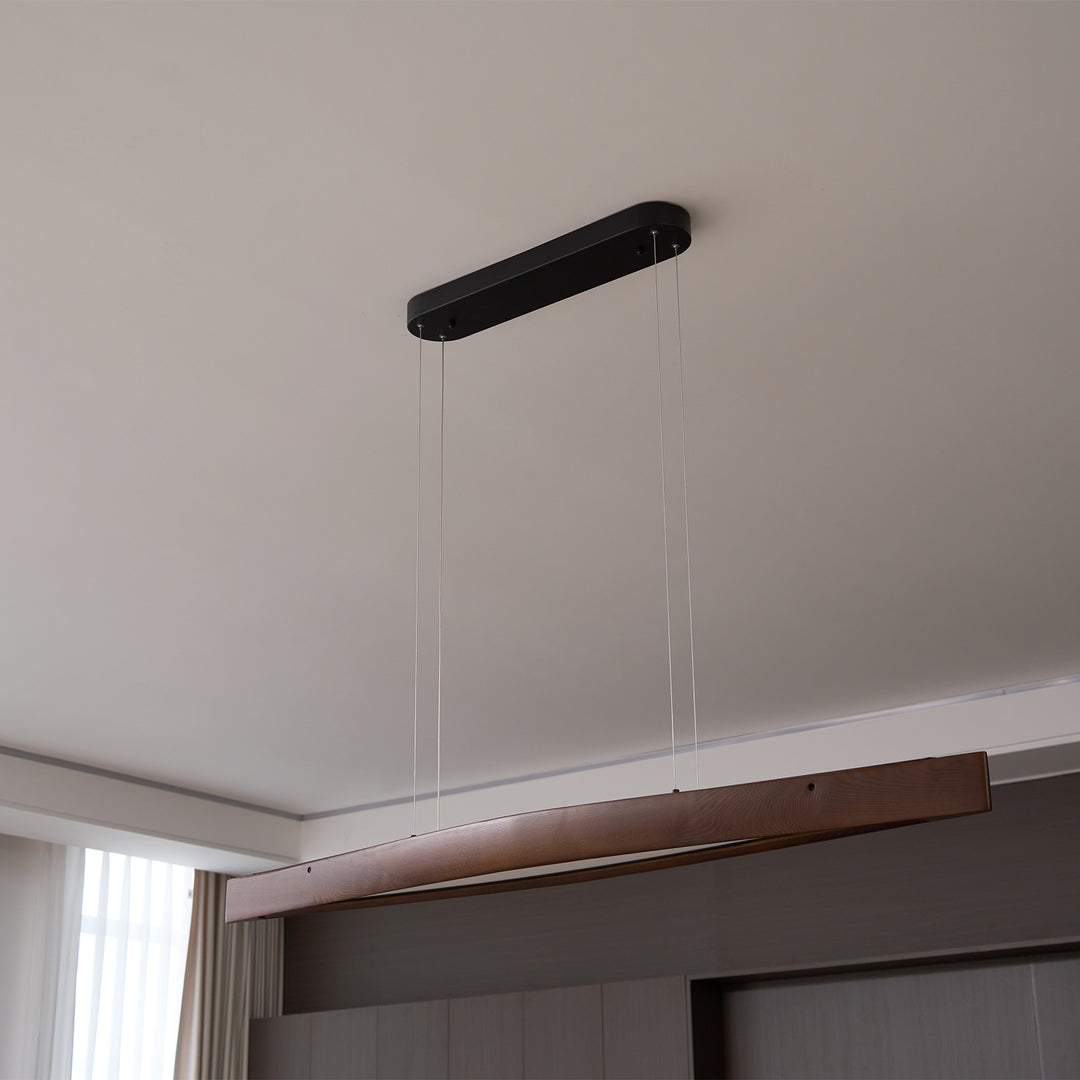 Horizon Linear Wood Pendant Lamp - Vakkerlight