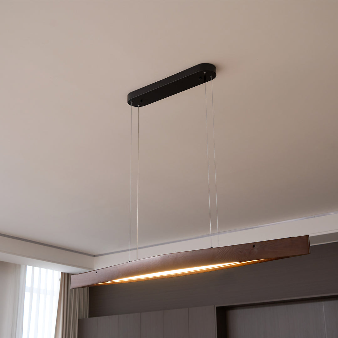 Horizon Linear Wood Pendant Lamp - Vakkerlight