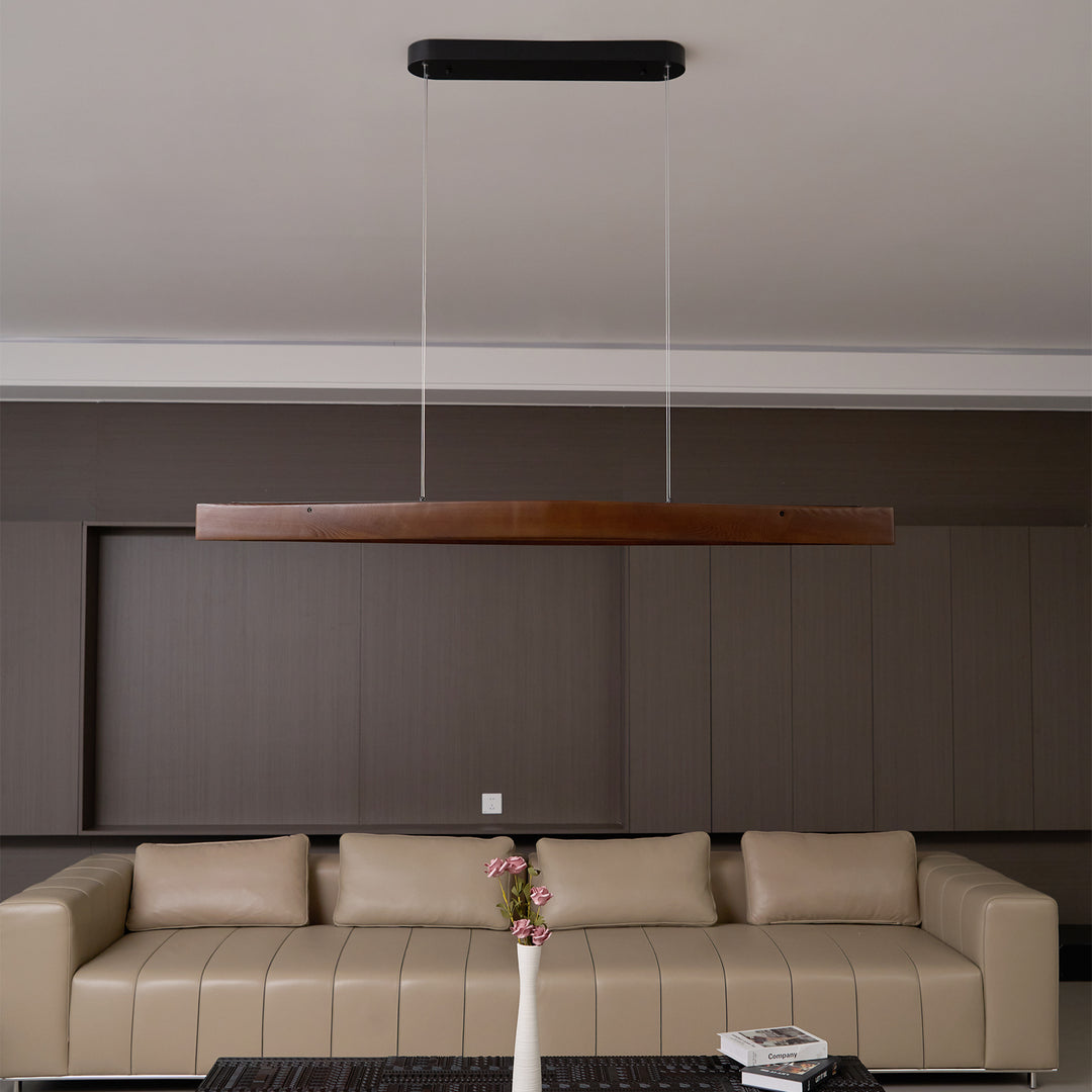 Horizon Linear Wood Pendant Lamp - Vakkerlight