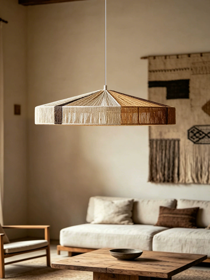 Horizon Woven Rope Pendant Lamp - Vakkerlight