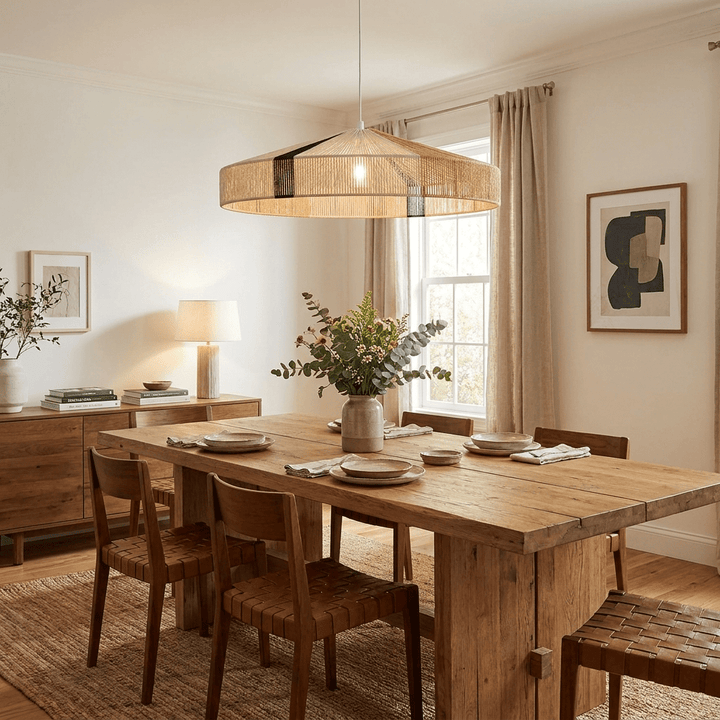 Horizon Woven Rope Pendant Lamp - Vakkerlight