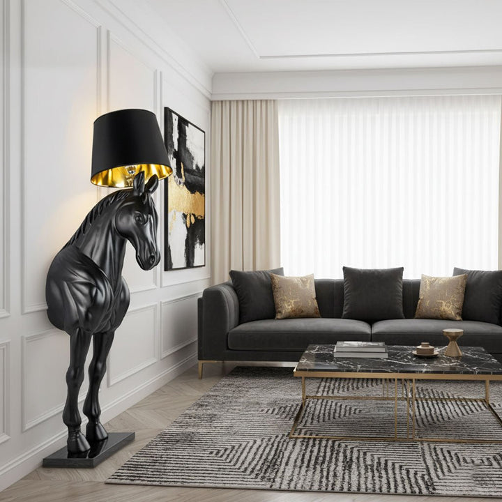Horse Statue Floor Lamp - Vakkerlight