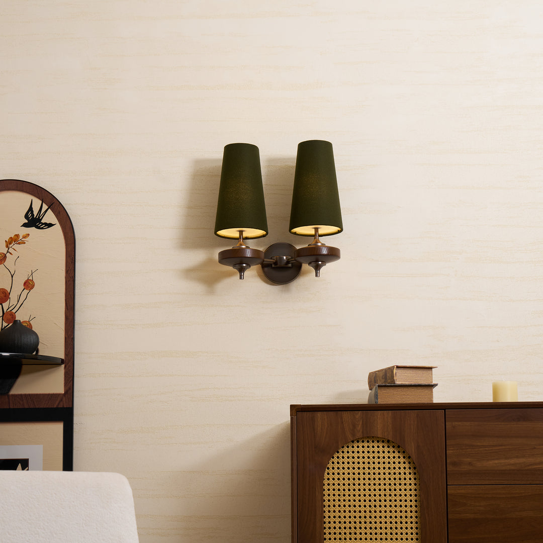 Orlan Twin Shade Wall Sconce - Vakkerlight