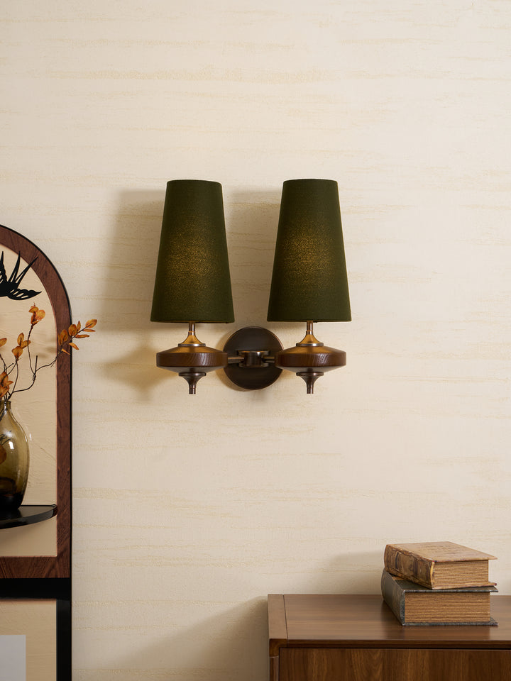 Orlan Twin Shade Wall Sconce - Vakkerlight