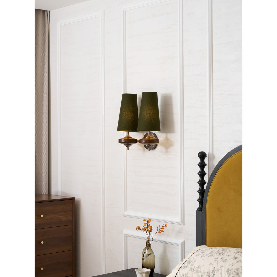 Orlan Twin Shade Wall Sconce - Vakkerlight