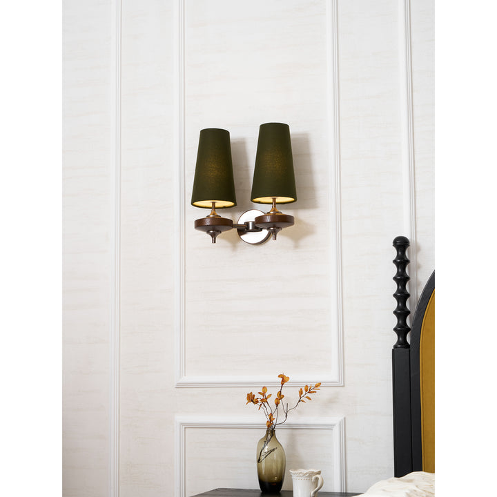 Orlan Twin Shade Wall Sconce - Vakkerlight