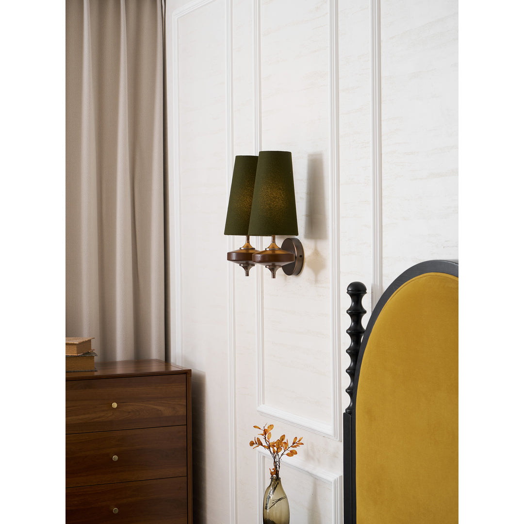 Orlan Twin Shade Wall Sconce - Vakkerlight