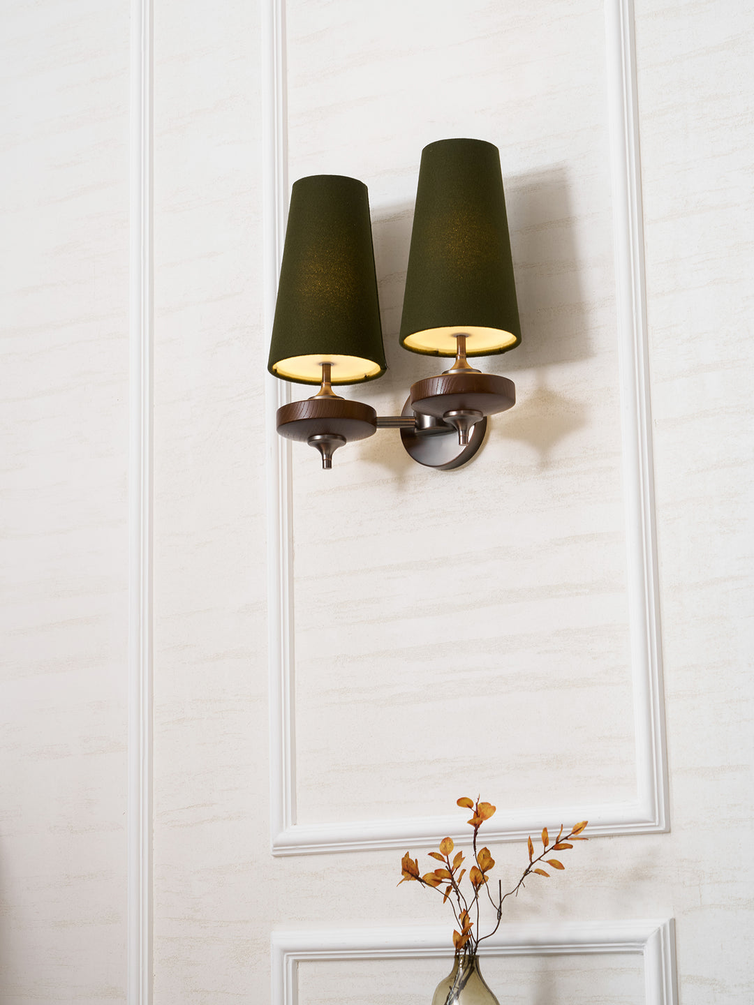 Orlan Twin Shade Wall Sconce - Vakkerlight