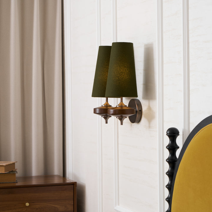 Orlan Twin Shade Wall Sconce - Vakkerlight