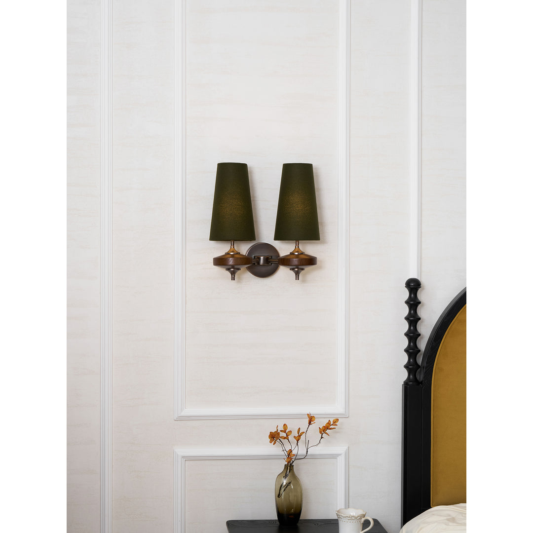 Orlan Twin Shade Wall Sconce - Vakkerlight