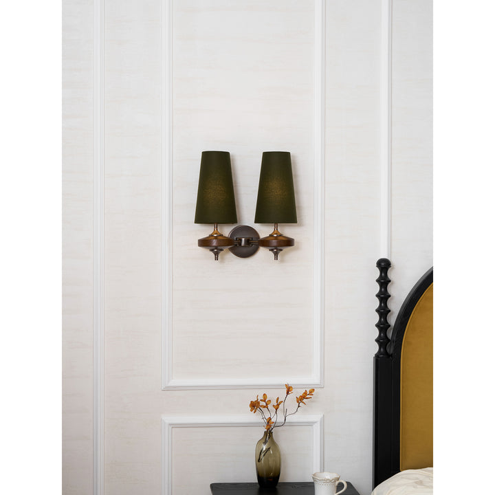 Orlan Twin Shade Wall Sconce - Vakkerlight