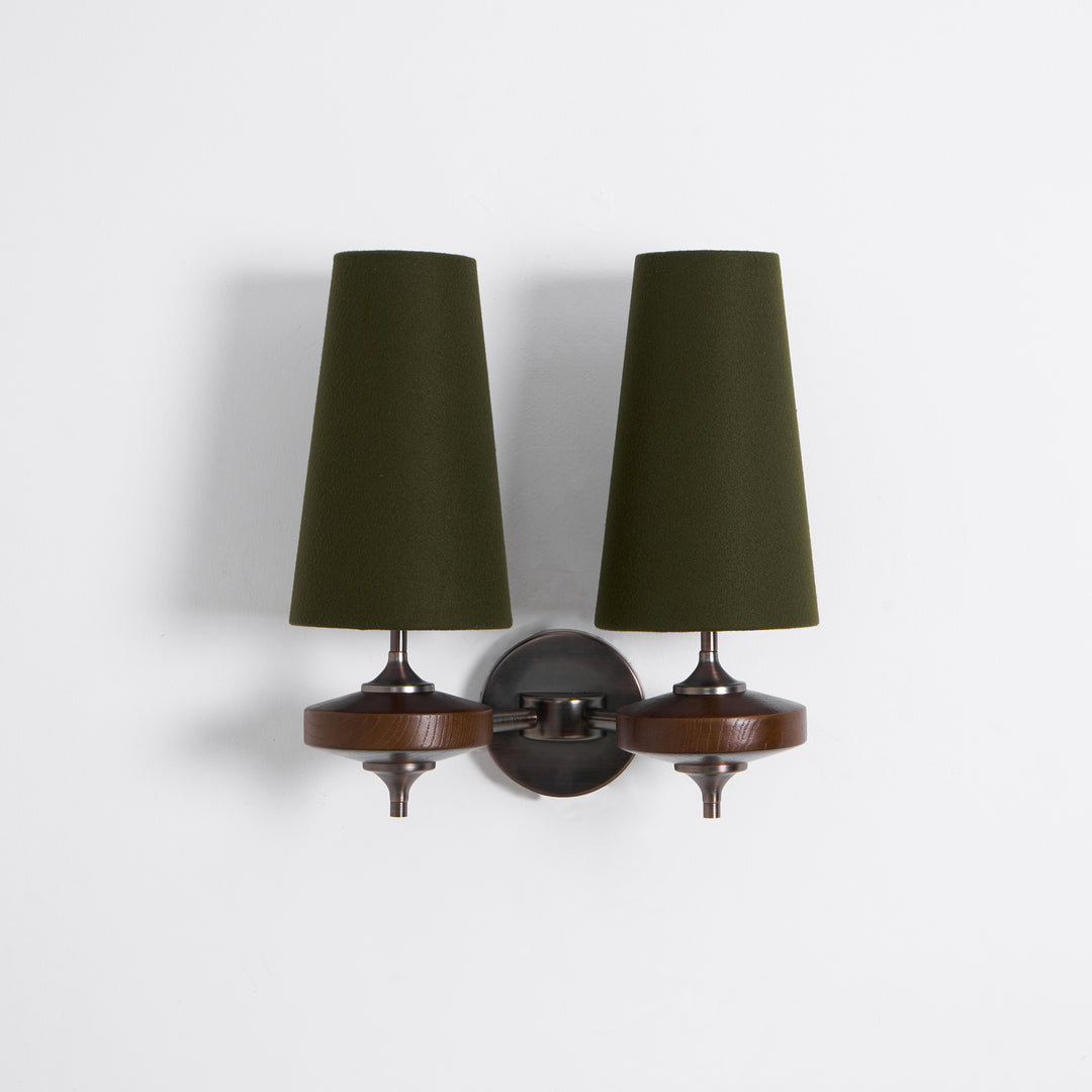 Orlan Twin Shade Wall Sconce - Vakkerlight
