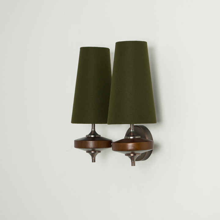 Orlan Twin Shade Wall Sconce - Vakkerlight