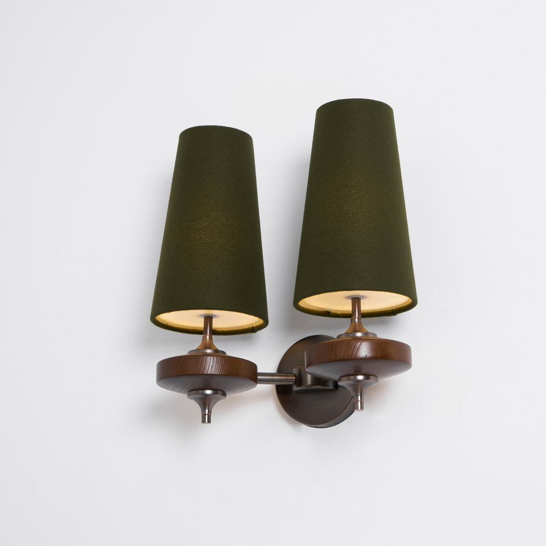 Orlan Twin Shade Wall Sconce - Vakkerlight