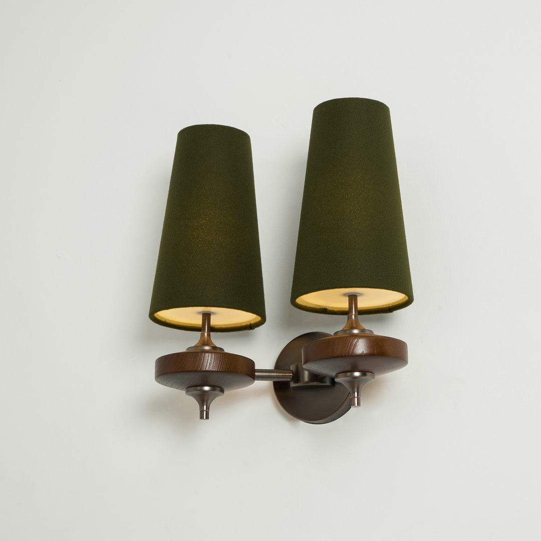 Orlan Twin Shade Wall Sconce - Vakkerlight