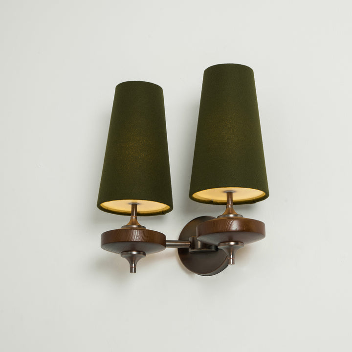 Orlan Twin Shade Wall Sconce - Vakkerlight