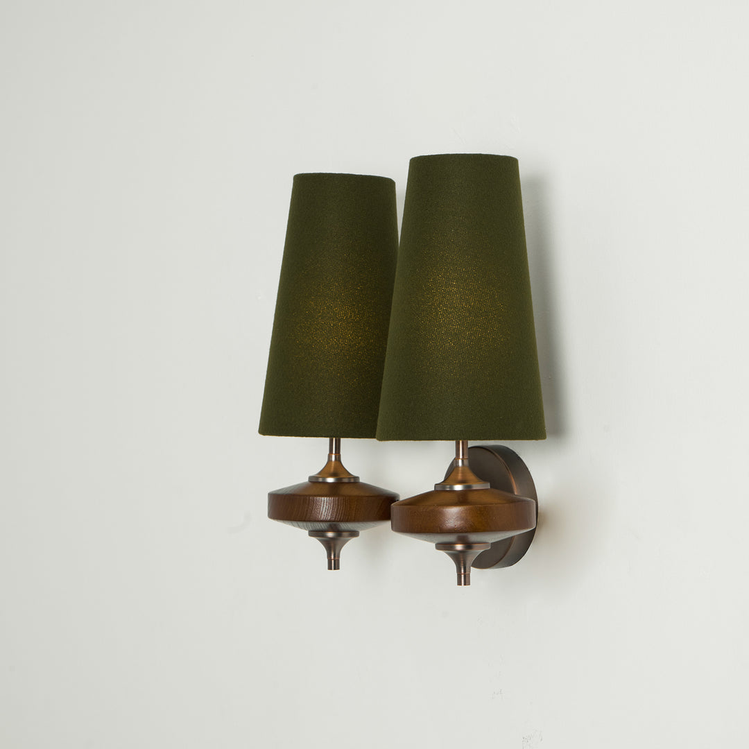 Orlan Twin Shade Wall Sconce - Vakkerlight