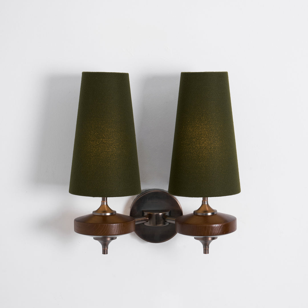 Orlan Twin Shade Wall Sconce - Vakkerlight