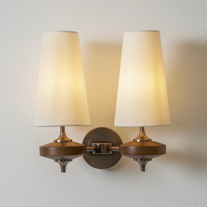 Orlan Twin Shade Wall Sconce - Vakkerlight