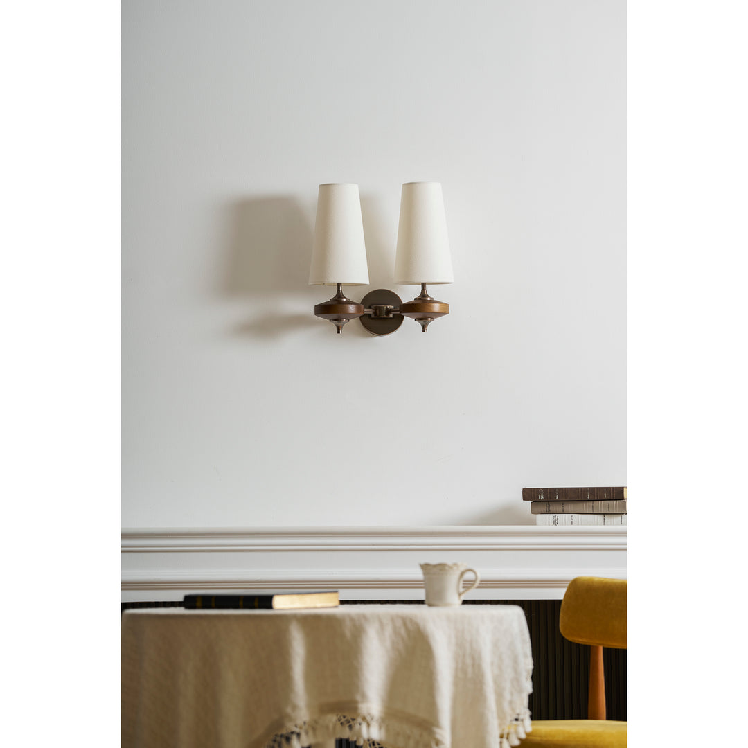 Orlan Twin Shade Wall Sconce - Vakkerlight