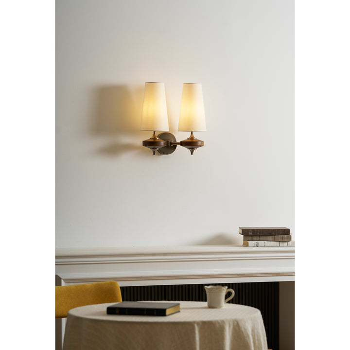 Orlan Twin Shade Wall Sconce - Vakkerlight