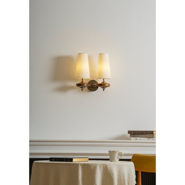 Orlan Twin Shade Wall Sconce - Vakkerlight