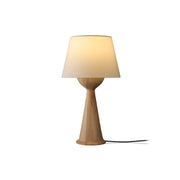 Hourglass Wood Table Lamp