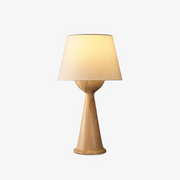 Hourglass Wood Table Lamp