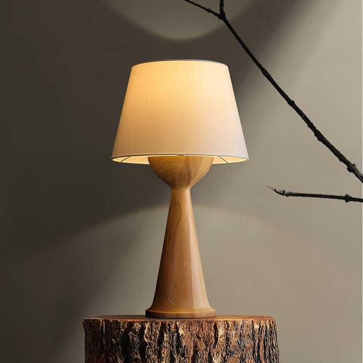 Hourglass Wood Table Lamp - Vakkerlight