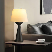 Hourglass Wood Table Lamp