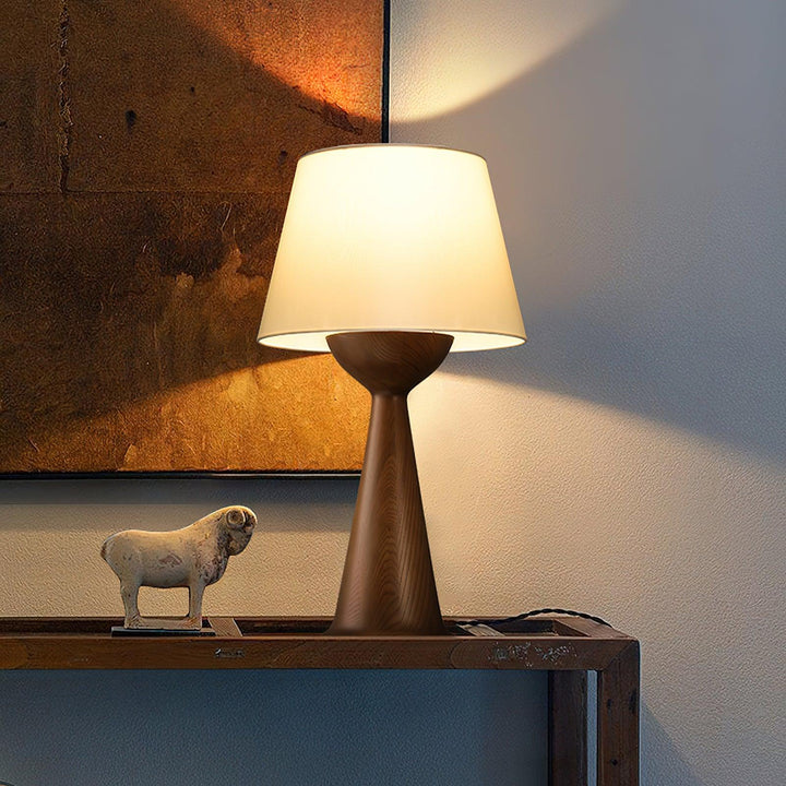 Hourglass Wood Table Lamp - Vakkerlight