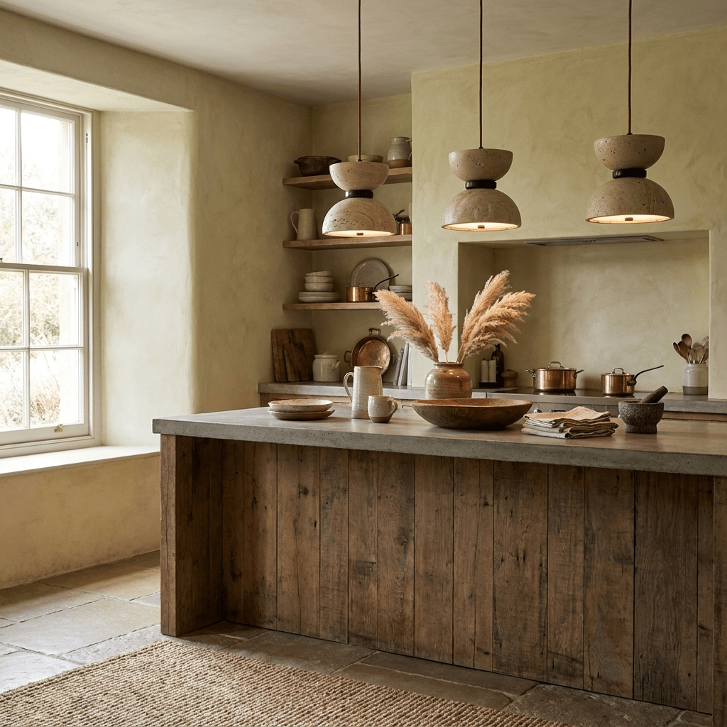 Hourglass Travertine Pendant Lamp - Vakkerlight