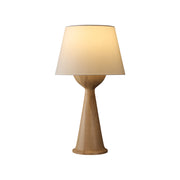 Hourglass Wood Table Lamp