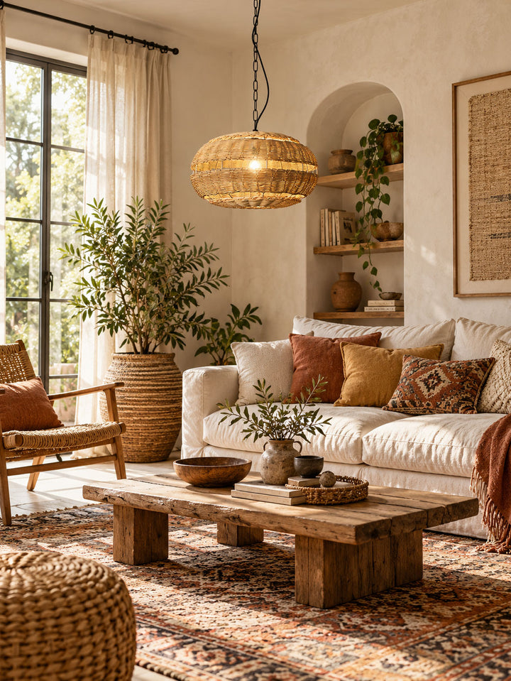 Hues Wicker Pendant Lamp – detail 7