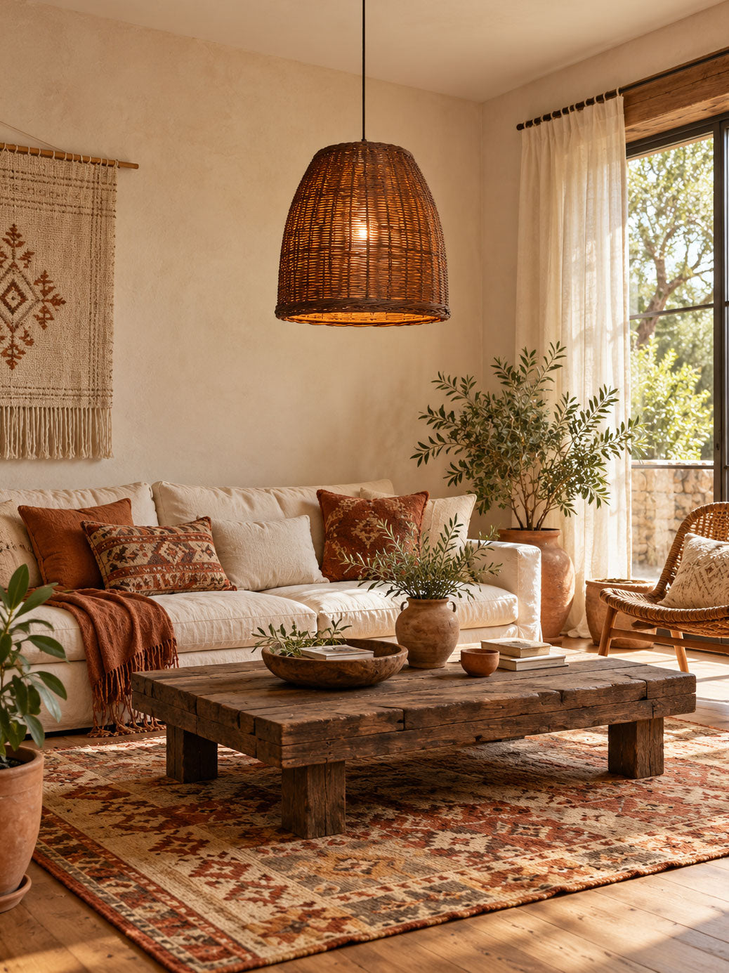 Hues Wicker Pendant Lamp – detail 5