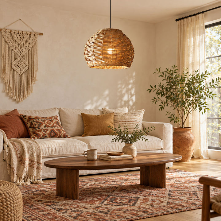 Hues Wicker Pendant Lamp – detail 2
