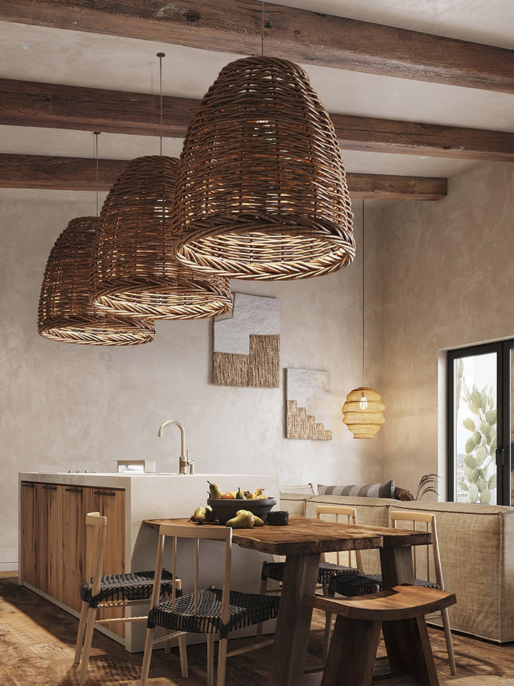 Hues Wicker Pendant Lamp - Vakkerlight