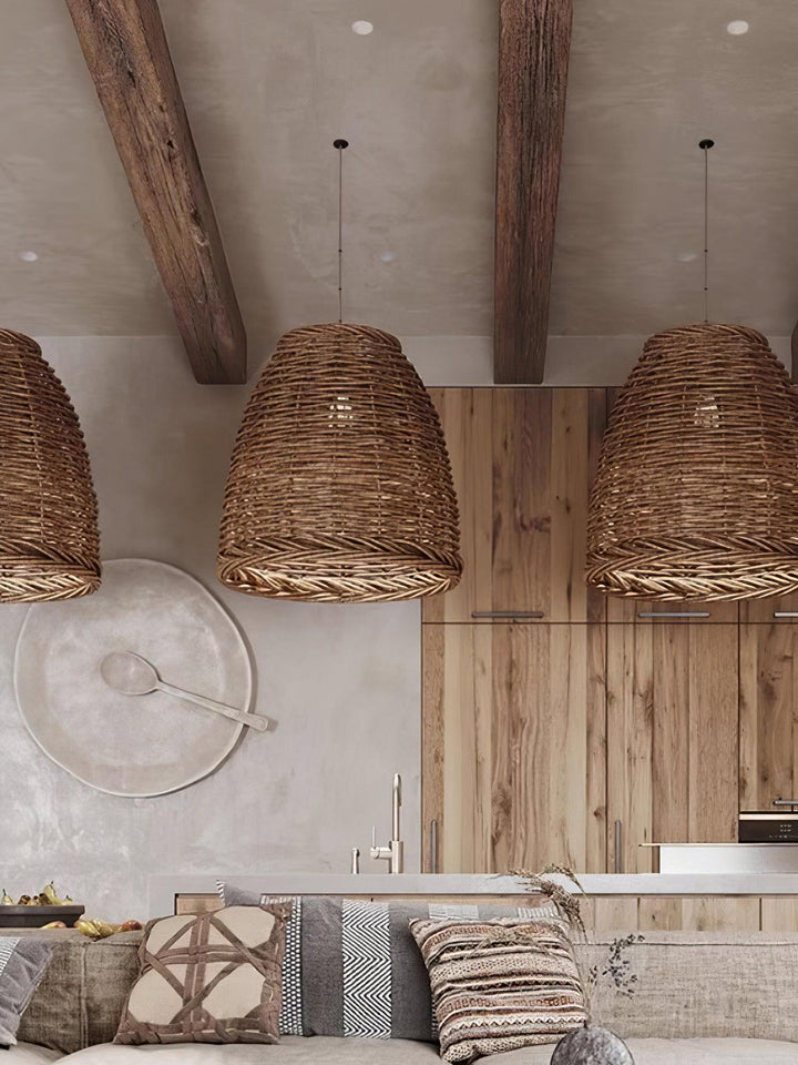 Hues Wicker Pendant Lamp - Vakkerlight