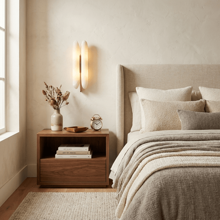 Husk Alabaster Wall Sconce - Vakkerlight