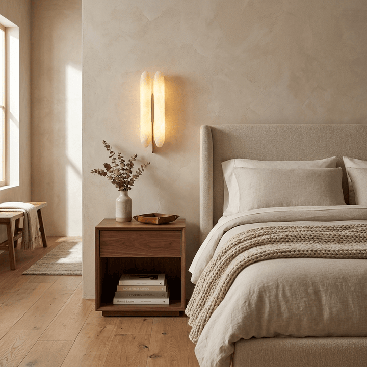 Husk Alabaster Wall Sconce - Vakkerlight