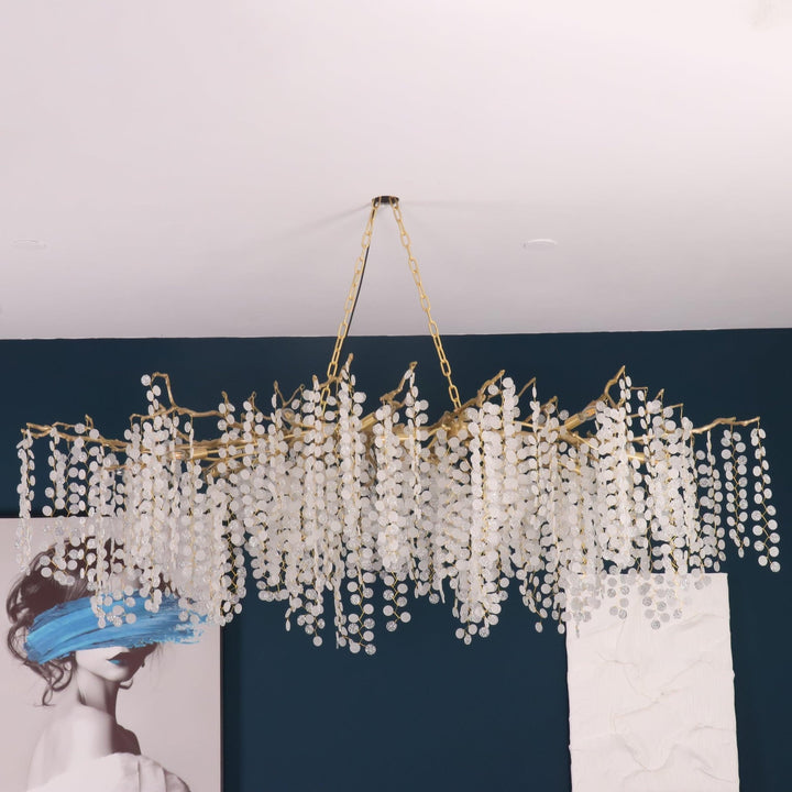 Shiro Noda Crystal Chandelier - Vakkerlight