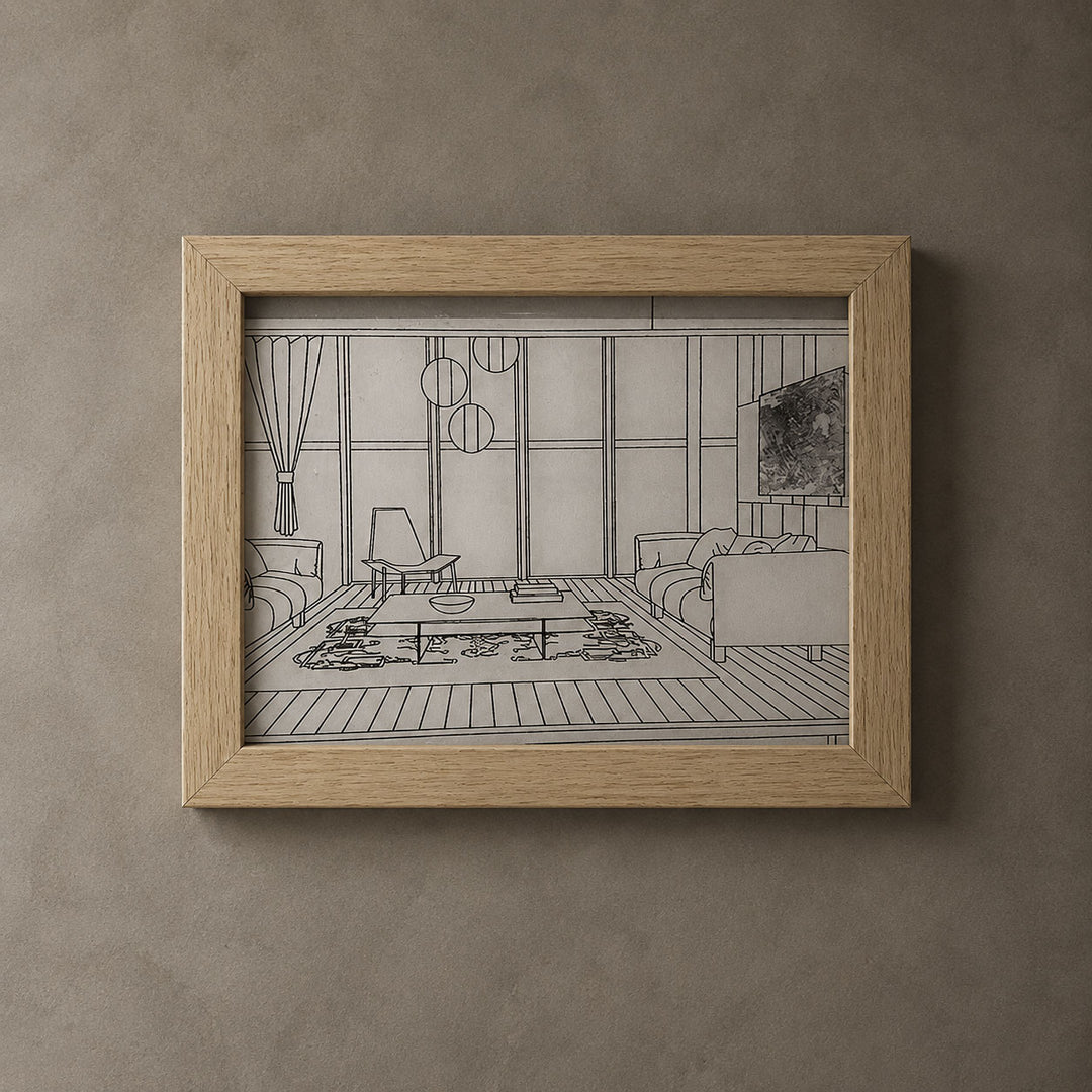 Lampe de Chevet Illuminée – Œuvre d&