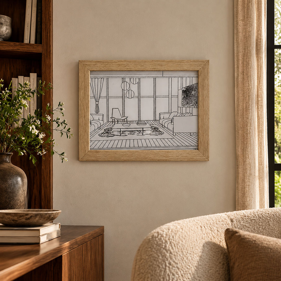 Lampe de Chevet Illuminée – Œuvre d&