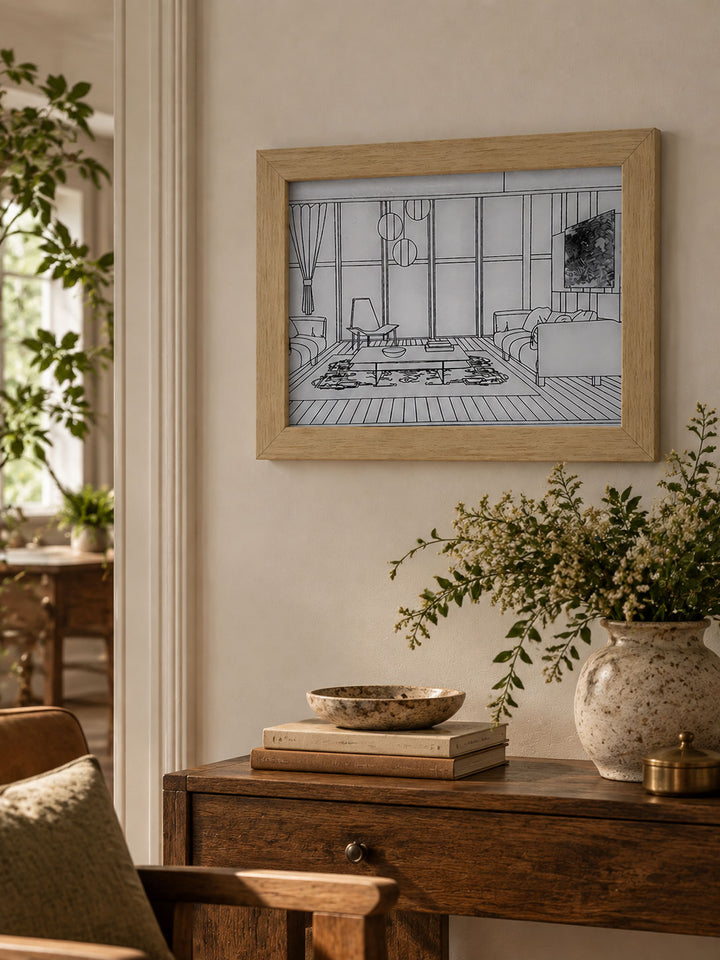 Lampe de Chevet Illuminée – Œuvre d&