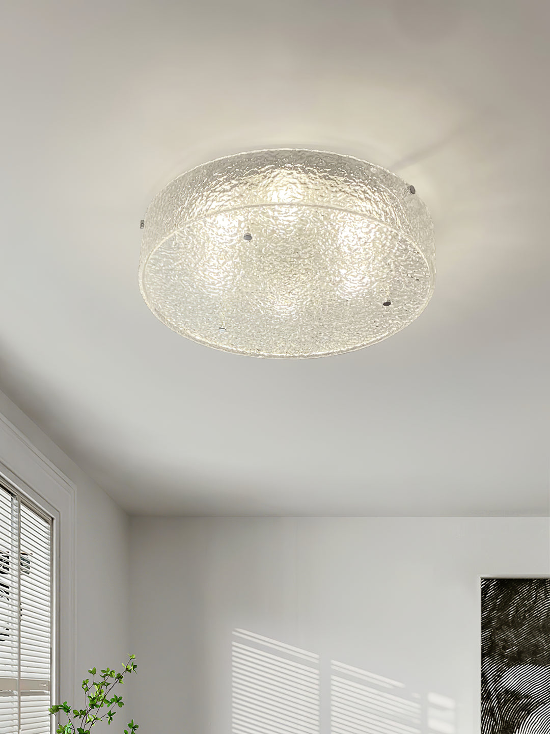 Illuminese Glass Ceiling Lamp - Vakkerlight