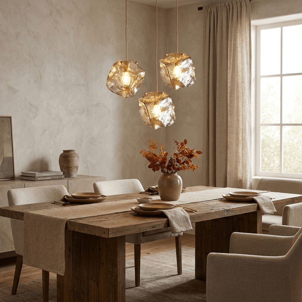 Illyria Ice Glass Pendant Lamp - Vakkerlight