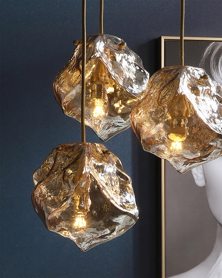 Illyria Ice Glass Pendant Lamp - Vakkerlight